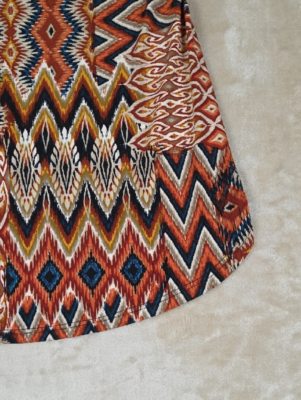 Jostar Rust Multi-Pattern Short Sleeve Tee - Picture 3 of 7